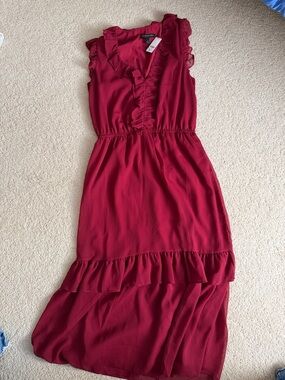 Women’s Maxi Dress in Wine color